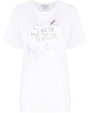 Collina Strada Camiseta con estampado gráfico - Blanco