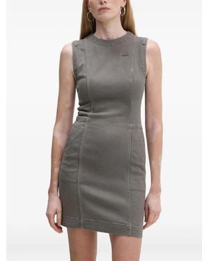 G-Star Sleeveless Panelled Dress - Grey