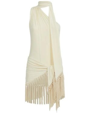 Taller Marmo Siwa Detachable-Pareo Swimsuit - White