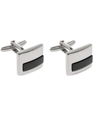 Lanvin Engraved Cufflinks - White