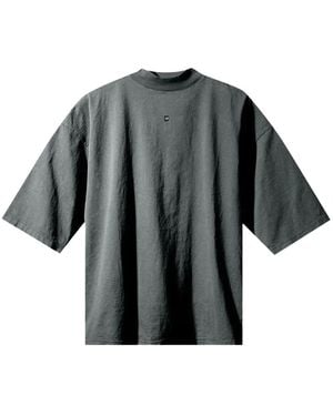 Yeezy Gap Logo-Appliqué T-Shirt - Gray