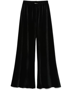 Blanca Vita Fluwelen Broek - Zwart