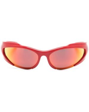 Balenciaga Gafas de sol Reverse Xpander con montura rectangular - Rosa