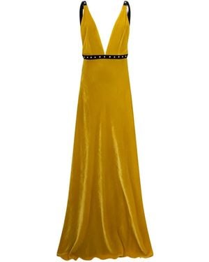 Philosophy Di Lorenzo Serafini Long Dress - Yellow