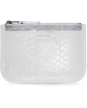 Comme des Garçons Snake Line Coin Pouch - White