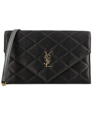 Saint Laurent Paris Chain Wallet - Black
