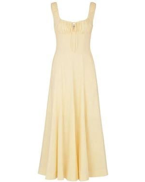 Nicholas Dina Midi Dress - Yellow