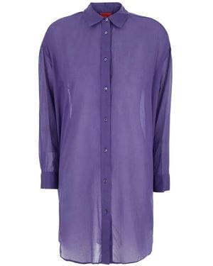 ..,merci Camicia A Maniche Lunghe - Viola