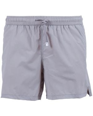 Fedeli Drawstring Swim Shorts - Grey