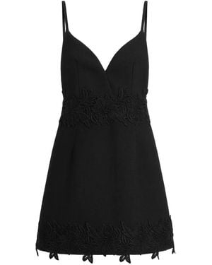 Dolce & Gabbana Lace-Detailing Mini Dress - Black