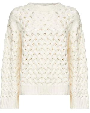 P.A.R.O.S.H. Jumpers Light And Natural - White