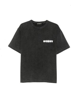 MISBHV Logo-Print Cotton T-Shirt - Black