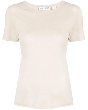Each x Other Round Neck T-Shirt - Natural