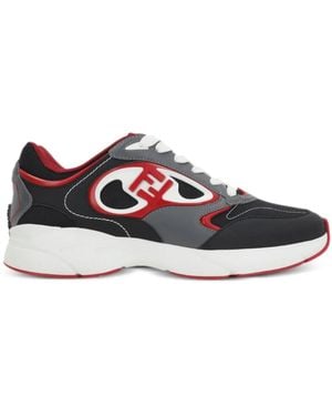 Fendi Sneakers aus Leder - Weiß