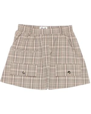 Baum und Pferdgarten Samaya Checked Mini Skirt - Natural