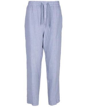 Altea Drawstring Elasticated-Waist Trousers - Blue
