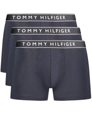 Tommy Hilfiger Logo-Waistband Boxer (Set Of Three) - Blue