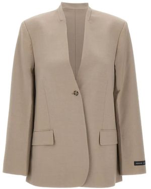 Herskind Single-Button Blazer - Natural
