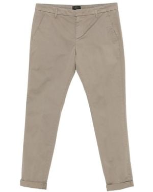 Dondup Tapered-Leg Chinos - Gray