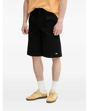 Dickies Pleated Logo Shorts - Black