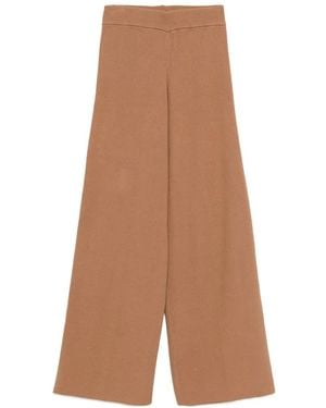 Twinset リブ パンツ - ブラウン