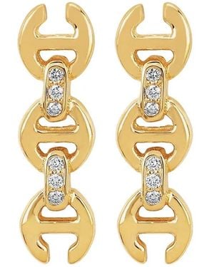Hoorsenbuhs Diamond Charm Earrings - Metallic