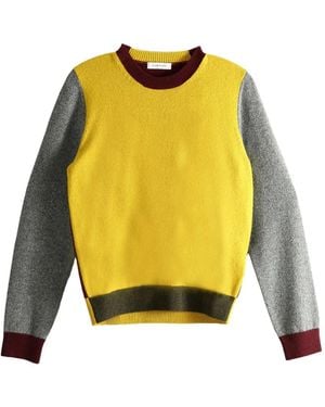 Givenchy Colour-Block Wool Sweater - Yellow