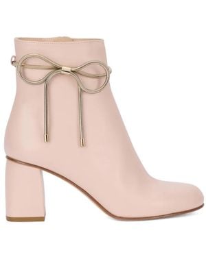 Red(V) Botas con lazo - Rosa