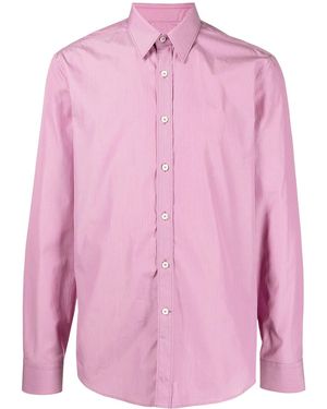 Ferragamo Stripe-Print Shirt - Pink