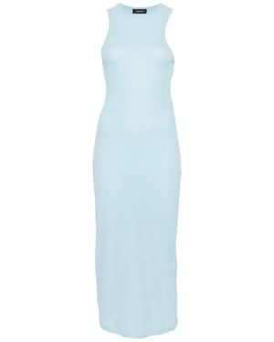 Wardrobe NYC Crew-Neck Midi Dress - Blue