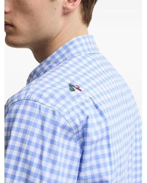 Barbour X Paul Smith Chemise À Carreaux Vichy - Blue