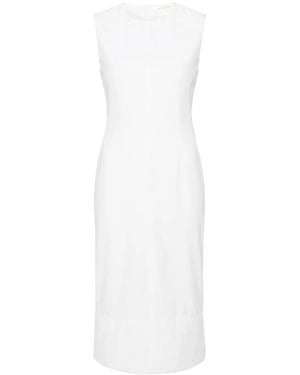 Sportmax Cariddi Crepe Midi Dress - White
