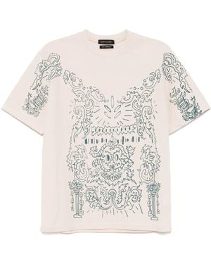 JUNTAE KIM T-Shirt Mit Grafischem Print - Weiß
