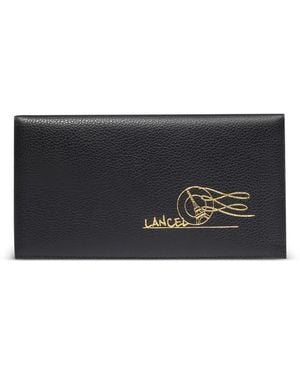 Lancel Envelope Clutch Bag - Black
