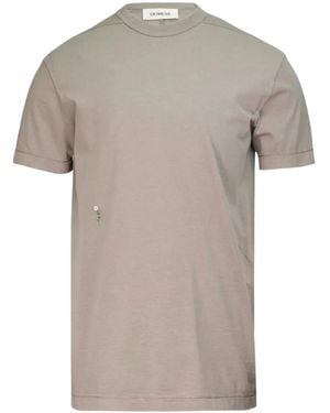 Diomene T-Shirt mit Stickerei - Grau