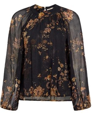Marie Oliver Scottie Blouse - Black