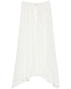 Doen Zinnia Lace-Knit Skirt - White
