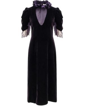 McQueen Midi Dresses - Black