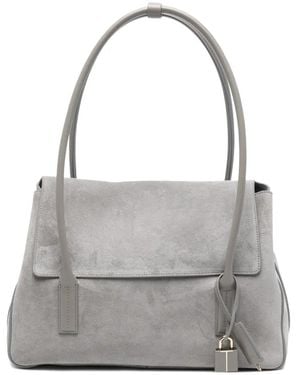 Tom Ford Sac Cabas Eclipse En Daim - Grey
