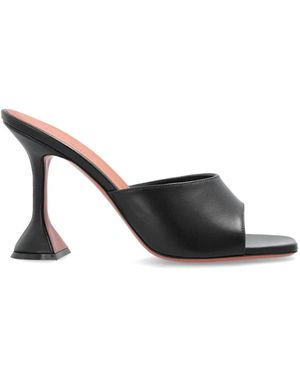 AMINA MUADDI Lupita Leather Sandals - Black