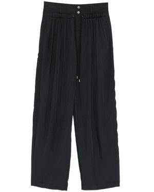 Isabel Marant Inaya Drawstring-Fastening Palazzo Trousers - Black