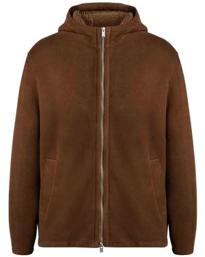 Lardini Suede Jacket - Brown