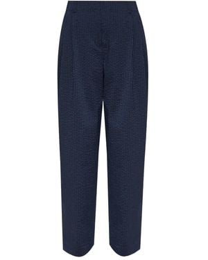 Maison Kitsuné ストライプ パンツ - ブルー