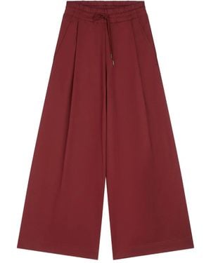 Dries Van Noten ドローストリング タックトラックパンツ - レッド