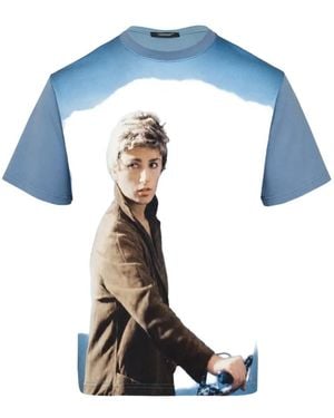 Undercover Cindy Sherman Graphic-Print T-Shirt - Blue