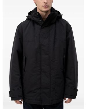 BOSS Hooded Zip-Up Jacket - Black