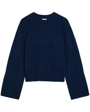 JOSEPH Round-Neck Sweater - Blue
