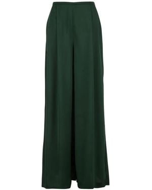 Norma Kamali Elasticated Palazzo Pants - Green