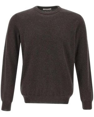 Kangra Crew-Neck Virgin Wool Sweater - Gray