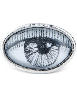 Poison Drop Lab Ring Mit Auge-Print - Blau